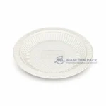R601 White Biodegradable Deli Tray Angled View