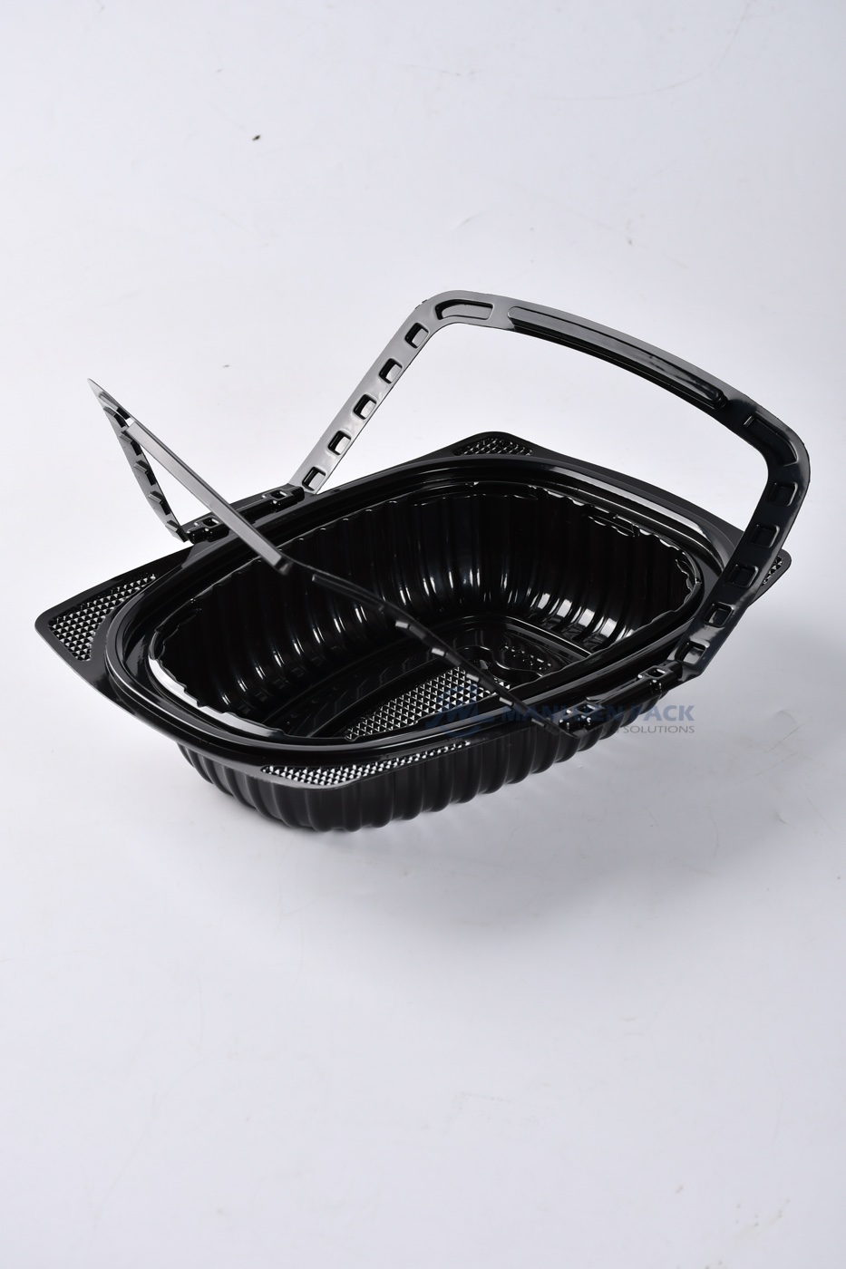 Wl A002c Clear Fried Chicken Container Product Angle View Dsc 6457