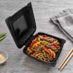 Wl P91 Black Clamshell Box Open 45 Beef Stir Fry