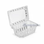 500c1 Unlabeled Clear Unlabeled Rectangular Berry Clamshell Container Product View 02