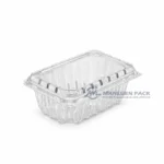 500c1 Unlabeled Clear Unlabeled Rectangular Berry Clamshell Container Product View 03