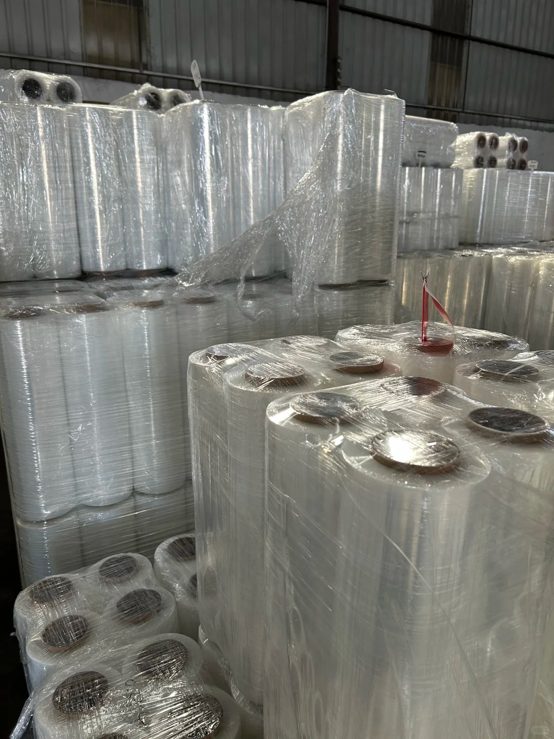 What Is Film Packaging? Materials, Types and Food Packaging Uses 2 Industrial Packaging Film Rolls Warehouse