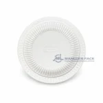 R701 White Pp Deli Food Tray Angled View
