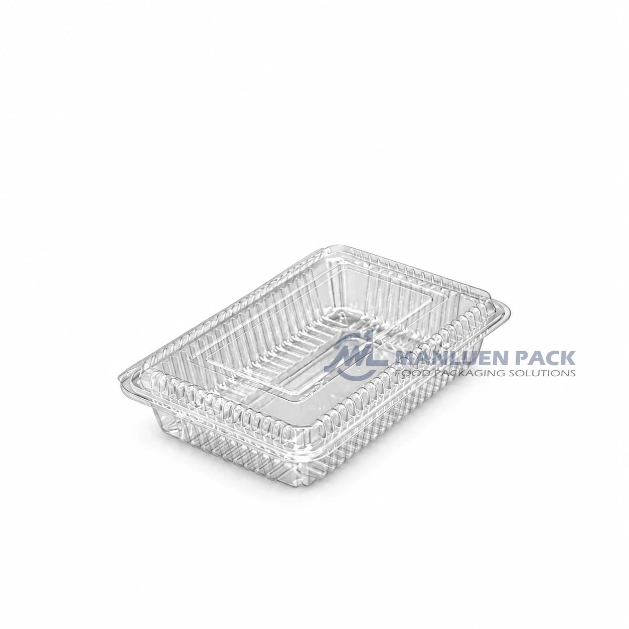 Wl 1h Clear Rectangular Hinged Deli Container Product View 04