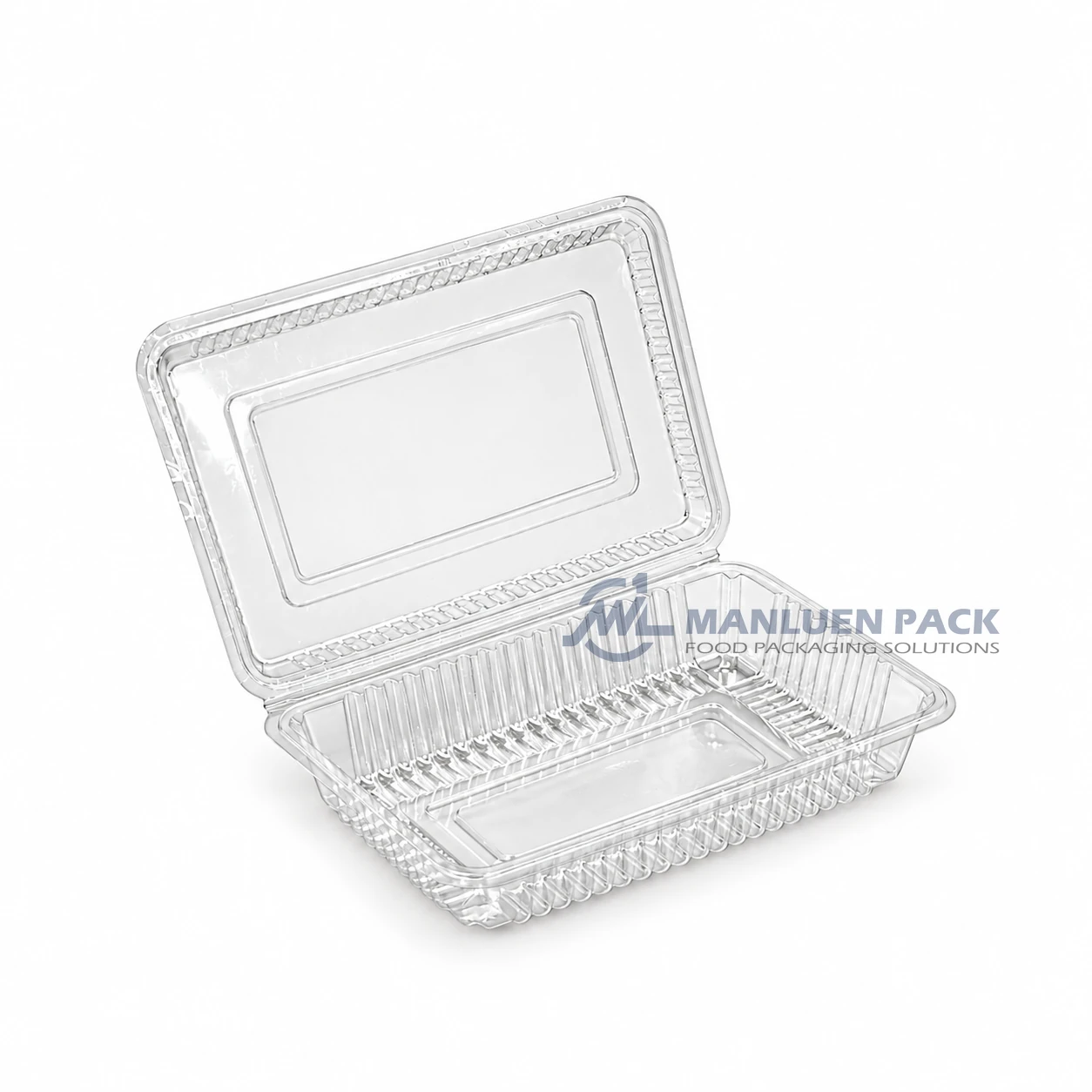 Wl 1h Clear Rectangular Hinged Deli Container Product View 07