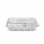 Wl 4h Clear Large Rectangular Hinged Deli Container Product View 06