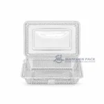 Wl 4h Clear Large Rectangular Hinged Deli Container Product View 07