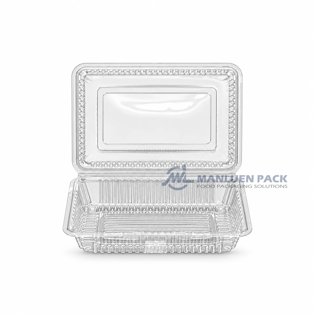 Wl 4h Clear Large Rectangular Hinged Deli Container Product View 07