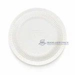 Wl 901 White Single Compartment Food Tray Close Top View