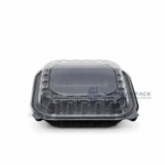 Wl Bw101 Black Single Compartment Food Storage Box Closed Front View 05