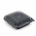 Wl Bw101 Black Single Compartment Food Storage Box Closed Right Angle View 04