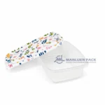 Wl S1000 Open Lid Deli Food Container Angled View