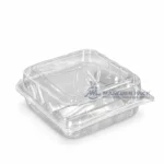 Wl X146 Clear Square Hinged Food Container Product View 05