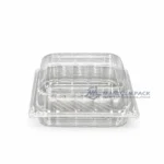 Wl X147 Clear Square Hinged Deli Container Product View 03