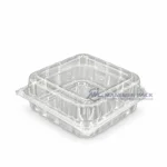 Wl X147 Clear Square Hinged Deli Container Product View 06