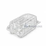 Wl X149 Clear Rectangular Hinged Food Container Product View 01