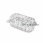 Wl X149 Clear Rectangular Hinged Food Container Product View 05
