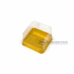 Wl Y50 Gold Square Mini Food Container With Clear Lid Product View 04