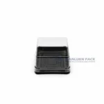 Wl Y80 Black Square Mini Food Container With Clear Lid Product View 04